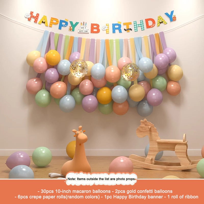 Birthday Balloon Decoration Kit